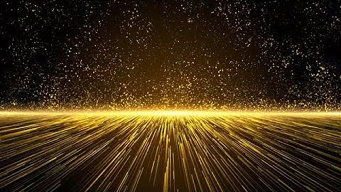 Gold Particles Rising Stock Motion Graphics