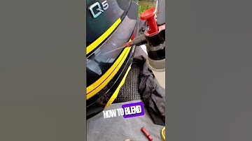 How To Do A Clearcoat Blend #howto #clearcoat #blend #carpainting  #satisfying #varnish #lacquer