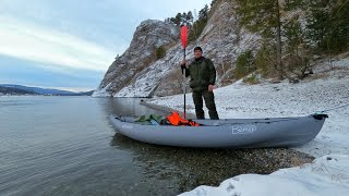 Сплав по Енисею от Дивногорска до Красноярска. 24 ноября 2021г.