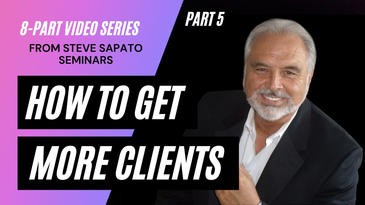 How to get more clients Part 5 - YouTube