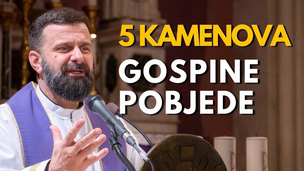 Pet kamenova Gospine pobjede – Kako pobijediti svog Golijata | p. Nikola M. Tandara