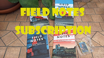 Field Notes Subscription - Heartland - Unboxing