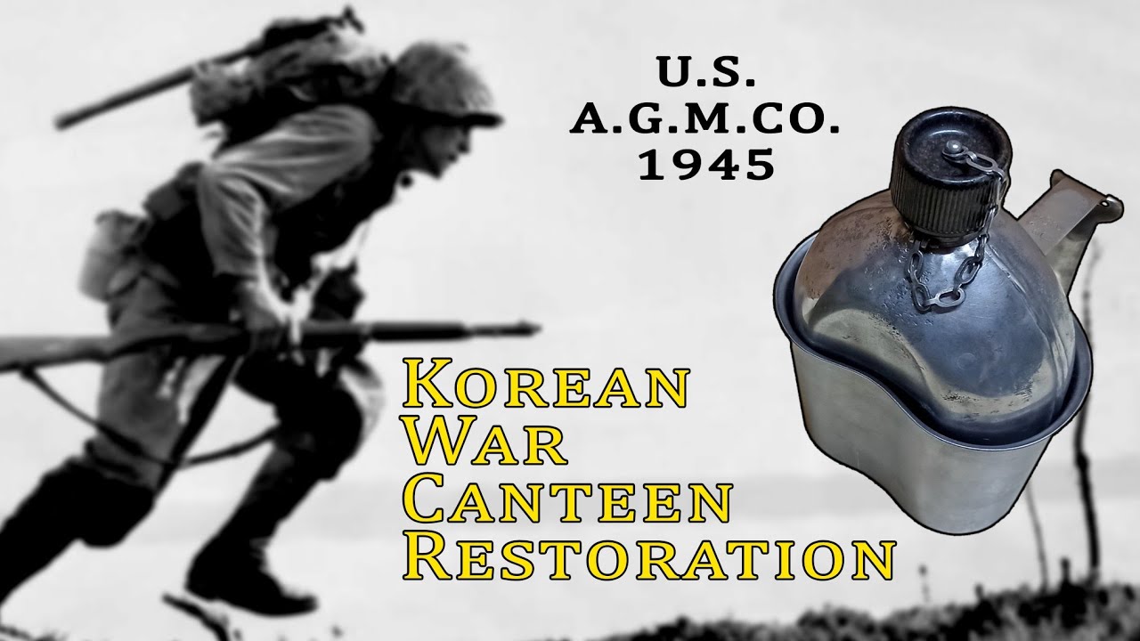 Original Bottle Dated 1951 Korean War Era US Canteen Water Purification Tablets 