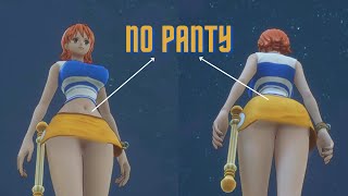 One Piece Odyssey - Nami Short Hair Different Travel No Panty