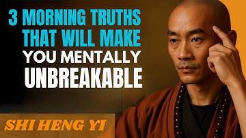 3 Morning Truths That Will Make You Mentally Unbreakable | Shi Heng Yi