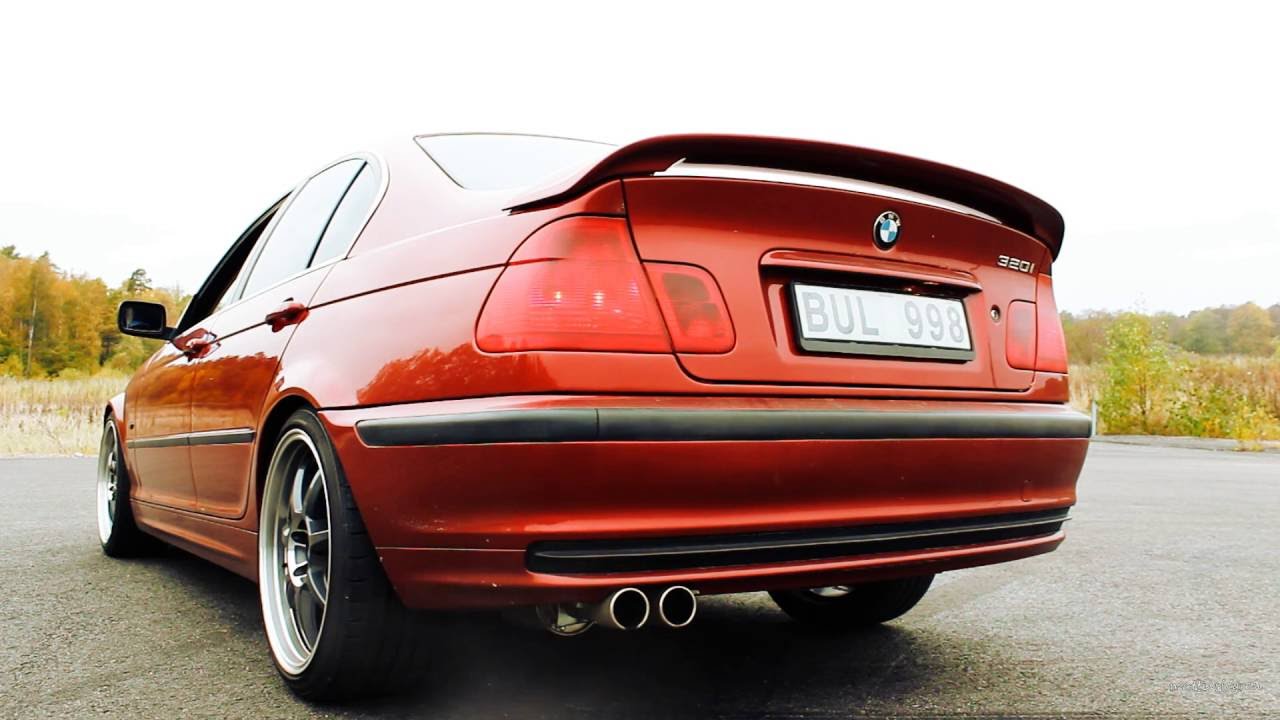 BMW E46 320i EXHAUST SOUND YouTube