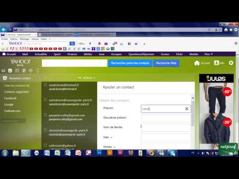 Vidéo: Comment enregistrer un e-mail Yahoo ?