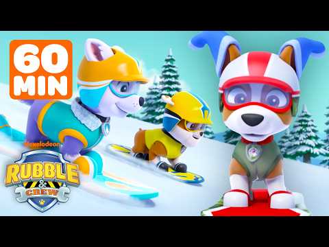 1 Hour of PAW-some Surfing, Skateboarding, and Snowboarding! 🏄‍♂️🛹🏂 w/ Zuma | Rubble & Crew