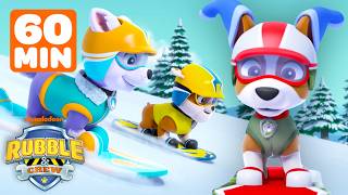 1 Hour of PAW-some Surfing, Skateboarding, and Snowboarding! 🏄♂️🛹🏂 w/ Zuma | Rubble & Crew
