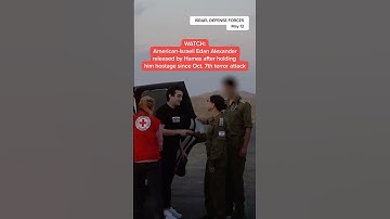 WATCH: American-Israeli released by Hamas after holding him hostage since Oct. 7th terror attack
