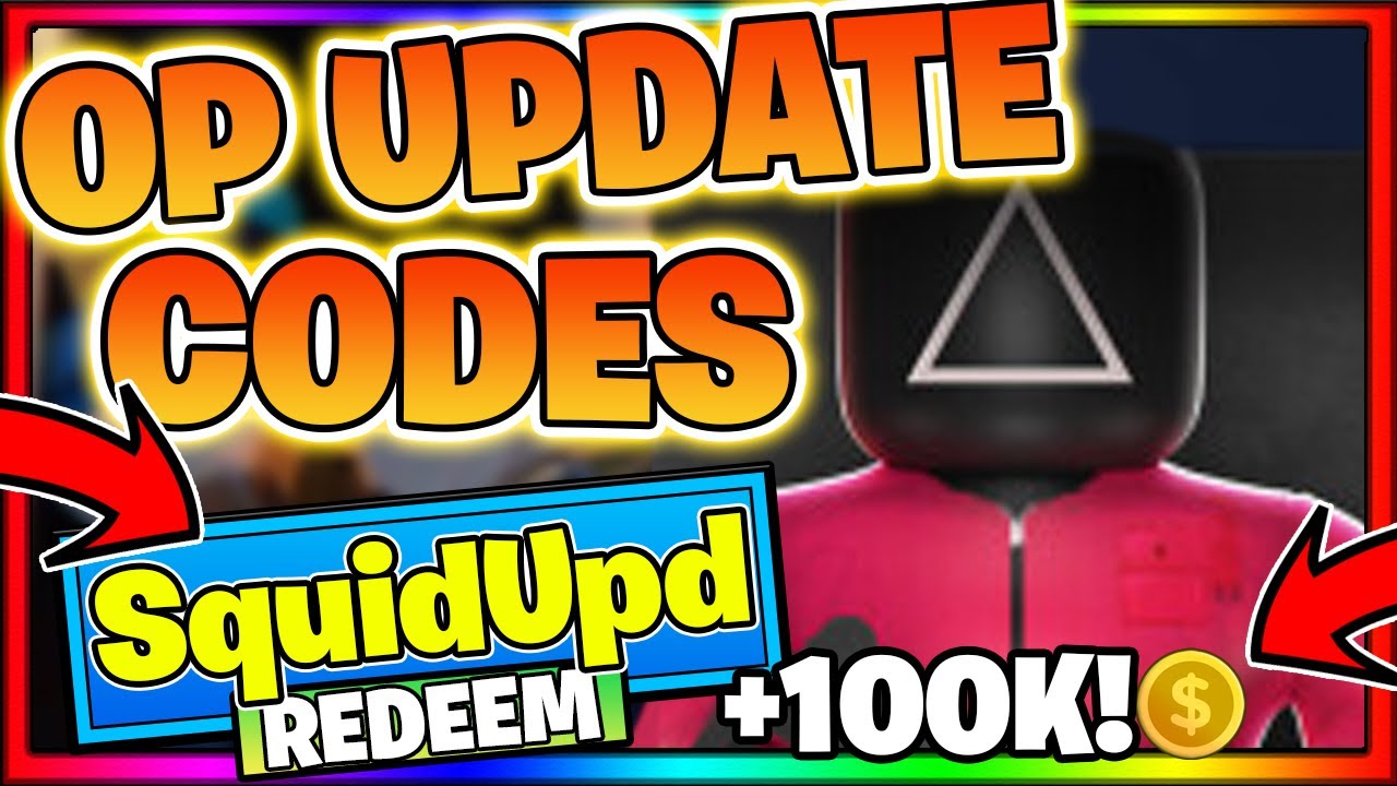 SQUID GAME CODES *FREE COINS AND SKINS* ALL NEW OP ROBLOX SQUID GAME