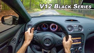 2010 Mercedes Benz SL65 AMG Black Series - V12 Biturbo Wide Body Monster POV Drive (Binaural Audio)