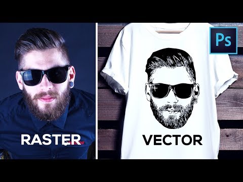 How to Convert Raster Image into Vector in Photoshop