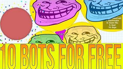 AGAR.IO | 10 BOTS FOR FREE | [RAGA.PW!?]