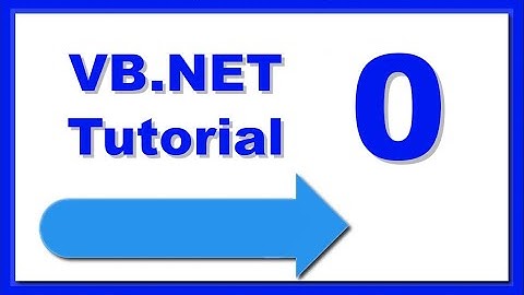 VB.NET Tutorial 0 - Bevor man mit dem programmieren beginnt...