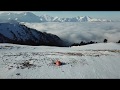 Зима в Кавказском заповеднике в 4K (снег и горы с высоты птичьего полета)