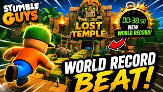 🏆 I BEAT the Lost Temple in just 38.50 seconds! 🔥 || #worldrecord #stumbleguys screenshot 4