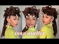LOC MULLET USING FLAT TWISTS & LOC PETALS | 61 THICK LOCS & UNDERCUT| thequalityname