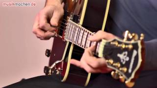 Ibanez Artcore AFJ85-VSB Hollowbody-E-Gitarre im Test chords