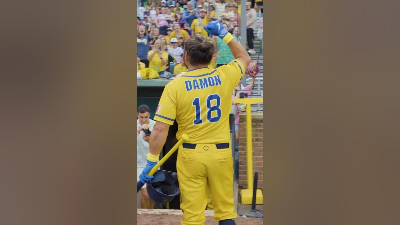 Johnny Damon Walks it Off for the Savannah Bananas shorts 
