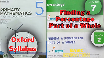 Finding a Percentage Part of a Whole | Chapter 7 Lesson 2 | Basic Education