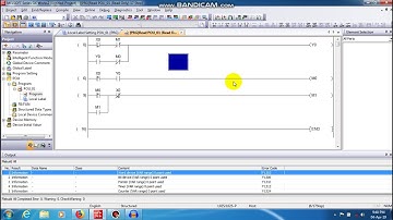 SINGLE PUSH BUTTON LATCHED ON OFF OF MITSUBISHI PLC IN TAMIL