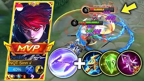 JULIAN FULL DAMAGE BUILD 2023 !! DAMAGE HACK 🔥| MOBILE LEGEND BANG BANG
