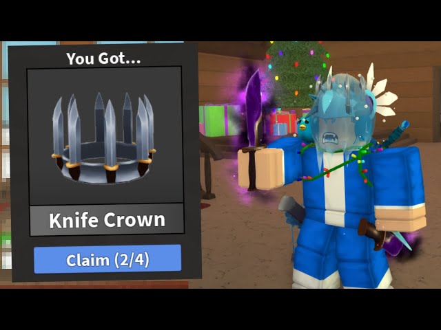 Roblox Prime Gaming rewards in December 2022: Knife Crown - Murder