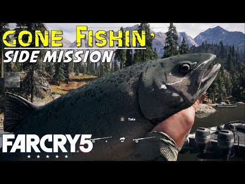 Vídeo: Locais De Far Cry 5 Bass, Salmon, Sturgeon E Trout