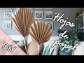 DIY HOJAS de PALMERA con PAPEL KRAFT | Shanti Irene