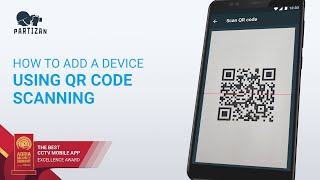 How to add a device using QR code scanning in PARTIZAN mobile app screenshot 4