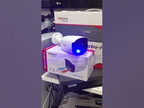 Работа стробоскопа и звуковой сирены на камере HiWatch DS-T210X - YouTube