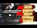 Installing a towbar on a 2020 Pajero sport gls qf from towbars Australia