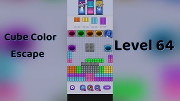 🧩 Cube Color Escape Level 64 Walkthrough | Step-by-Step Guide 🎮 | Go Answer