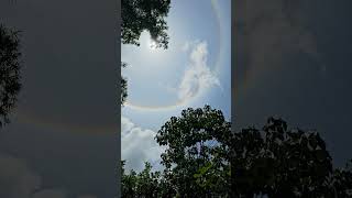 Optical Natural Phenomenon, Sun Halo, Recorded During Broad Daylight