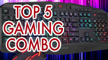 Top 5 Best Rated Amazon Gaming Keyboards and Mouse Combo with RGB Backlit - under 100$ - 2021