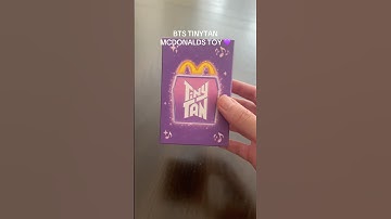 BTS TINYTAN HAPPY MEAL TOY 💜 #bts #btsarmy #happymeal #mcdonalds #tinytan #btsshorts #bangtan #kpop