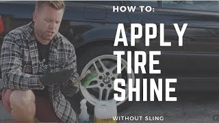 How to Avoid Tire Dressing Sling – Ask a Pro Blog