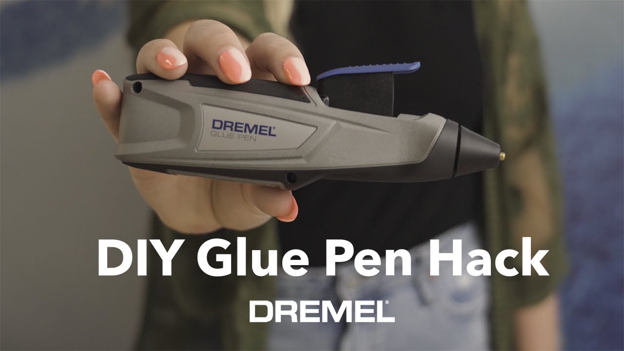 DIY - Dremel Hot Glue Pen home décor hack 