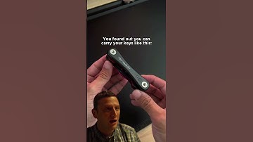 The right way to carry your keys! 🔑  #keysmart #keyorganizer #amazonfinds #shorts