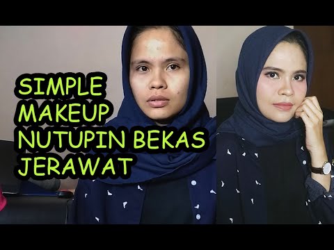 SIMPLE MAKEUP NUTUPIN BEKAS JERAWAT / BREAKOUT