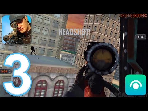 Sniper 3D Assassin: Shoot to Kill - Gameplay Walkthrough Part 3 - Region 1 Completed (iOS, Android)