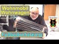 Fußbodenheizung Wohnmobil  Wohnwagen Heizung Kati bekommt kalte Füße NDR Bericht