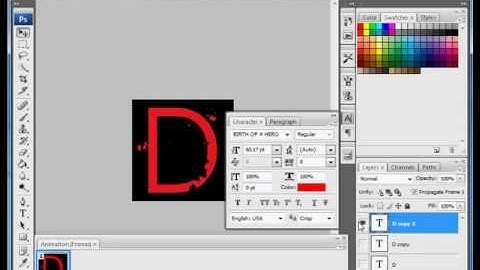 How to create Animation with Photoshop CS3 -CS6  its Simple