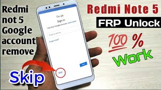 Redmi Not 5 Frp Bypass Android miui11 | Google account remove without pc 2022 |