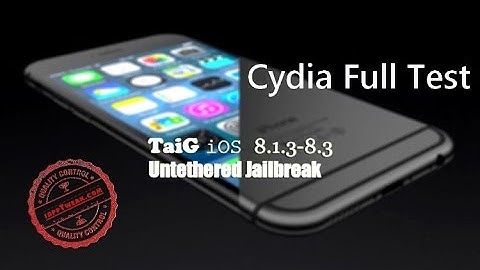 Cydia On iOS 8.3 - With TaiG 2.0 Jailbreak Tool For iOS 8.3/8.2/8.1.3 │ Full Review