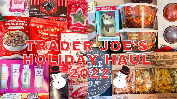 **NEW** Trader Joes Holiday Haul 2022