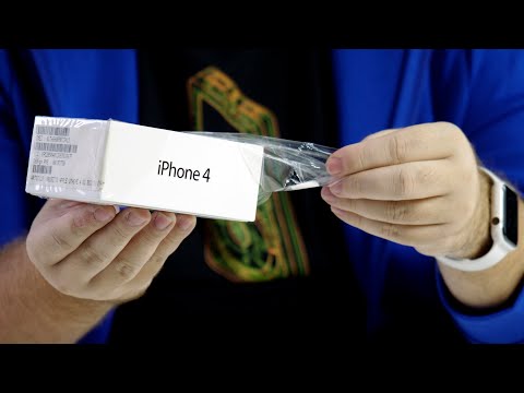 Распаковка iPhone 4 - в ожидании iPhone 12. Дизайн длиною в 10 лет...