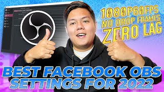 Best OBS Settings For Live Stream 2022 | NO LAG NO DROP FRAME (Facebook Gaming 2022) screenshot 1