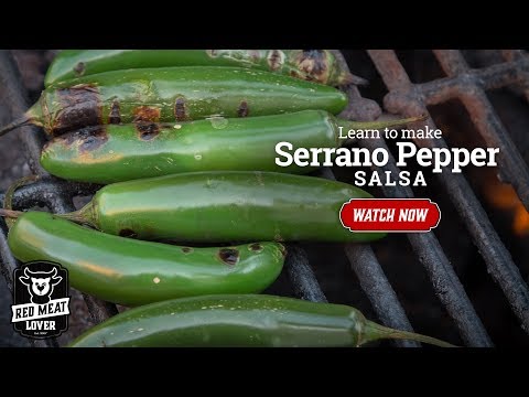 Spicy Salsa Recipe - EASY Serrano Pepper Salsa - HOT!!